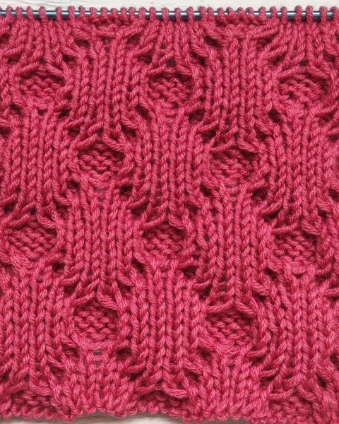 Spinnenmuster stricken