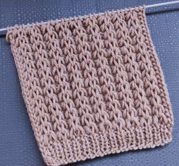 Relief-Streifen stricken