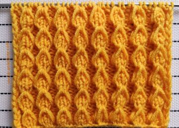 Relief-Streifen stricken
