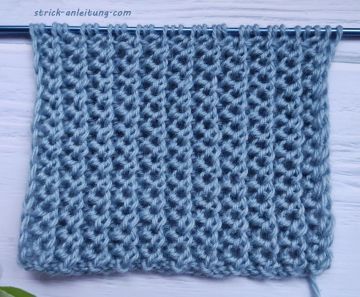 Reliefstreifen stricken