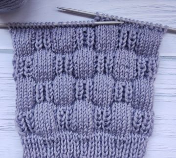 Schachbrettmuster stricken