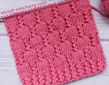 Schachbrettmuster stricken