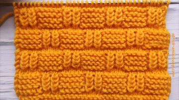 Schachbrettmuster stricken
