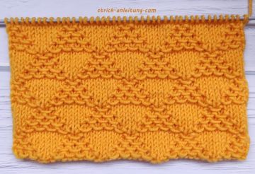 Schachbrettmuster stricken