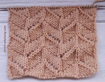 Schachbrettmuster stricken