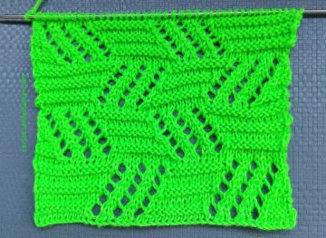 Schachbrettmuster stricken