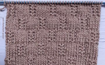 Schachbrettmuster stricken