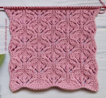 Ajour-Schachbrettmuster stricken