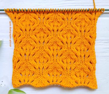Ajour-Schachbrettmuster stricken