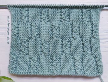 Schachbrettmuster stricken