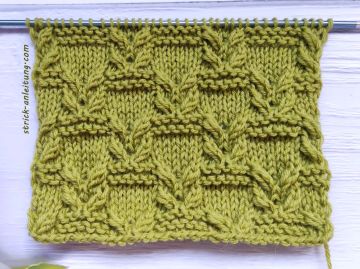 Schachbrettmuster stricken