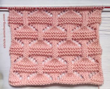 Schachbrettmuster stricken