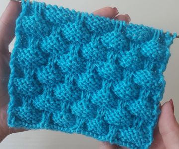 Schachbrettmuster stricken