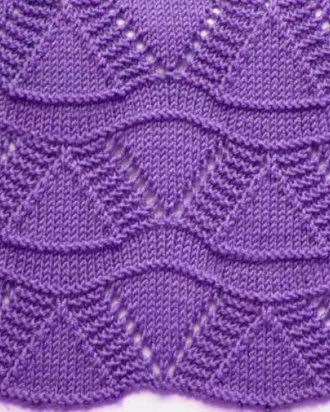 Wellenmuster stricken