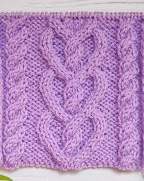 Herzmuster stricken