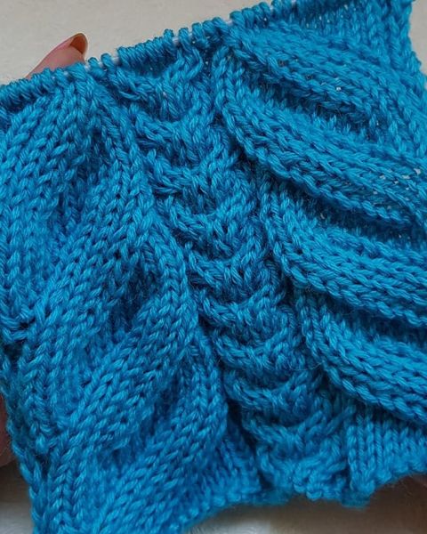 Mittelmuster stricken
