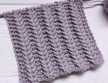 Ährchenmuster stricken
