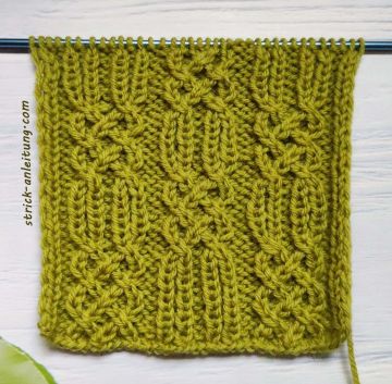 Zopf-Flechtmuster stricken