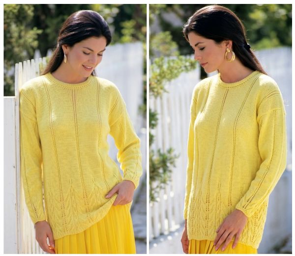 Pulli mit Ajourmuster