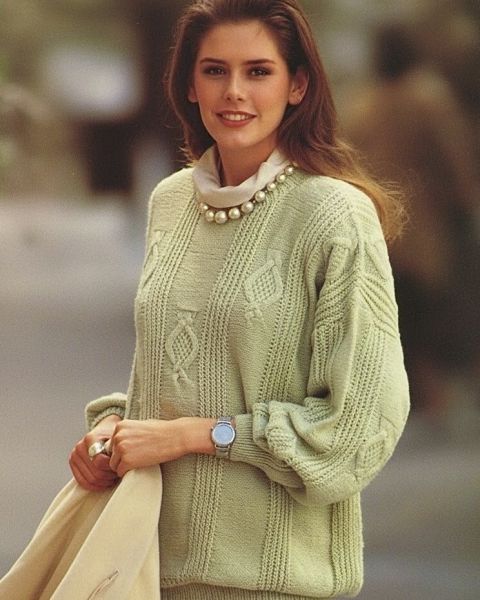 Pullover mit Rautenmuster