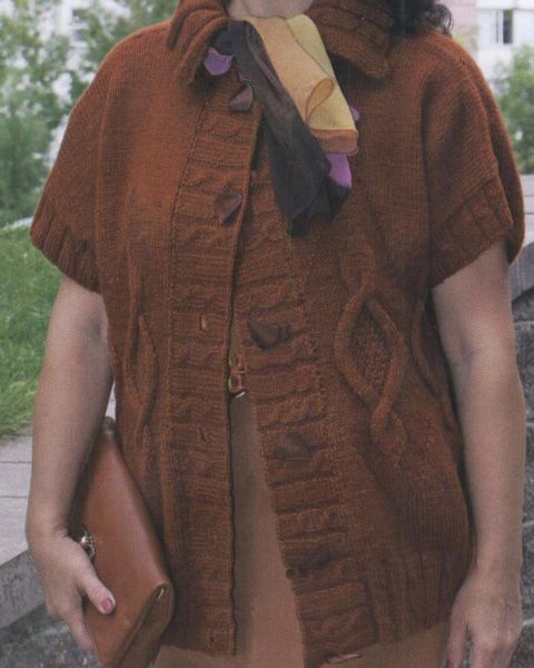 Jacke mit kurzen Ärmeln