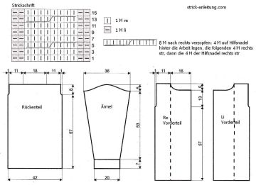Jacke schrift