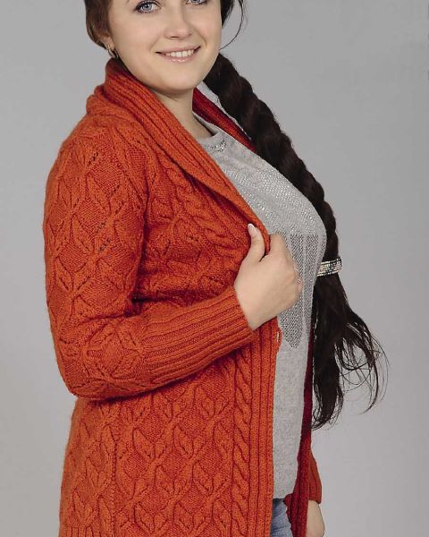 Schalkragen-Jacke stricken - eine Anleitung