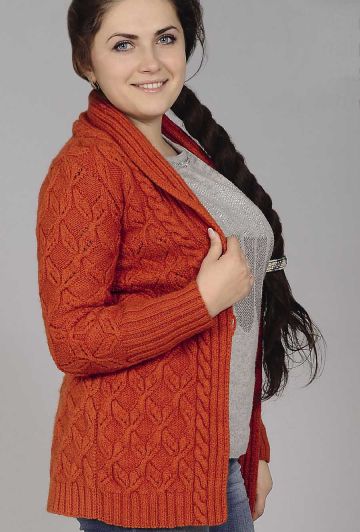 Schalkragen-Jacke stricken - eine Anleitung