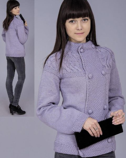 Zweireiher Jacke mit Raglanärmeln