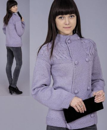 Zweireiher Jacke mit Raglanärmeln