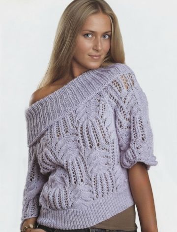 Pulli mit Ajourmuster
