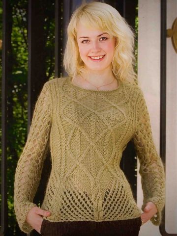 Ajourmusterpulli