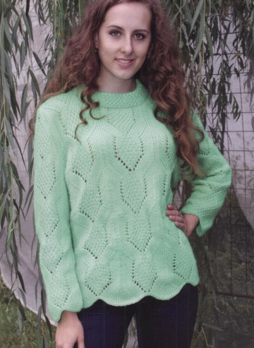 Pulli mit Perlmuster