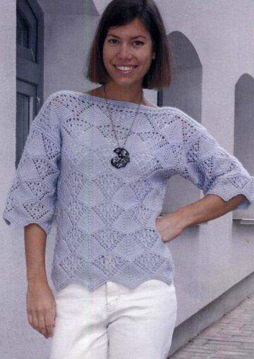 Pulli mit Ajourmuster
