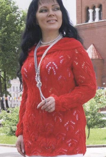 Pulli mit Zopfmusterkragen
