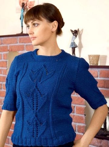 Pulli mit Tulpenmuster