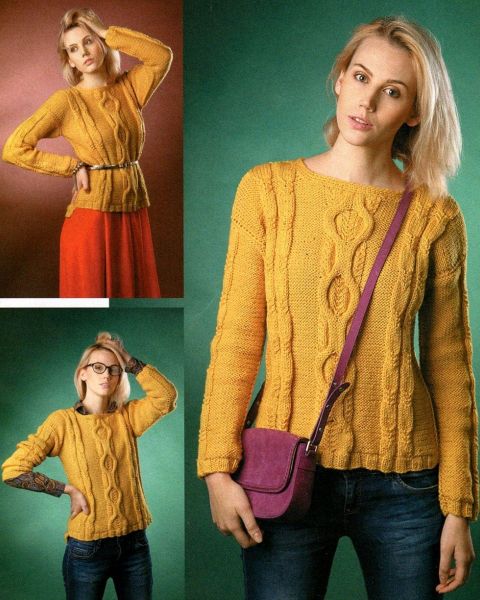 Pulli mit Reliefmuster
