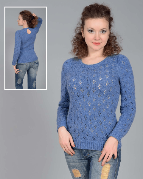 Pulli mit Lochmuster