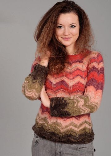 Pulli im Zick-Zackmuster