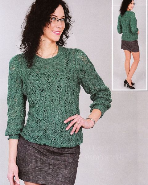 Pulli im Ajourmuster