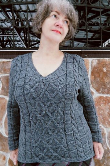 Pulli mit Aranmuster