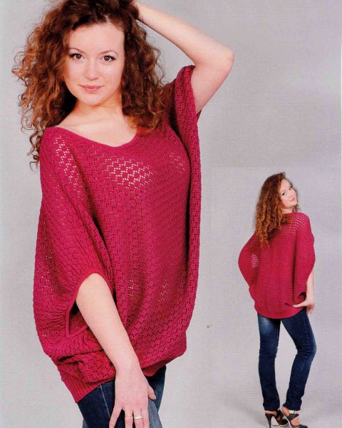 Damen Oversize Sommerpulli