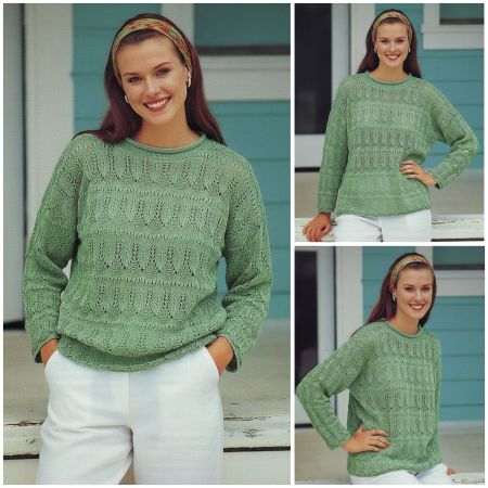 Pulli mit Ajourmuster