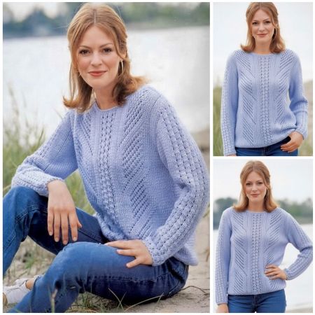 Pulli mit Ajourmustern