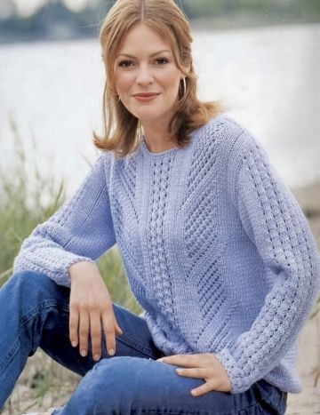 Pulli mit Ajourmustern