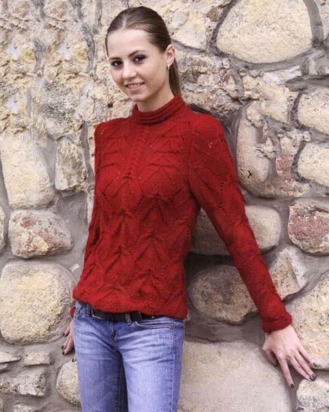 Pullover mit Reliefmuster