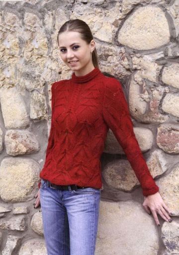 Pullover mit Reliefmuster