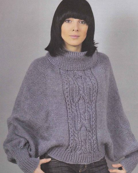 Pullover mit Fledermausärmeln
