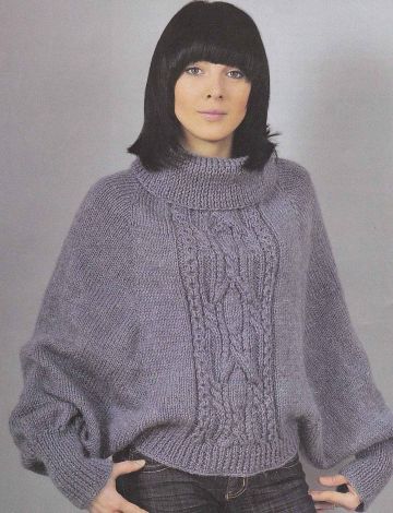 Pullover mit Fledermausärmeln
