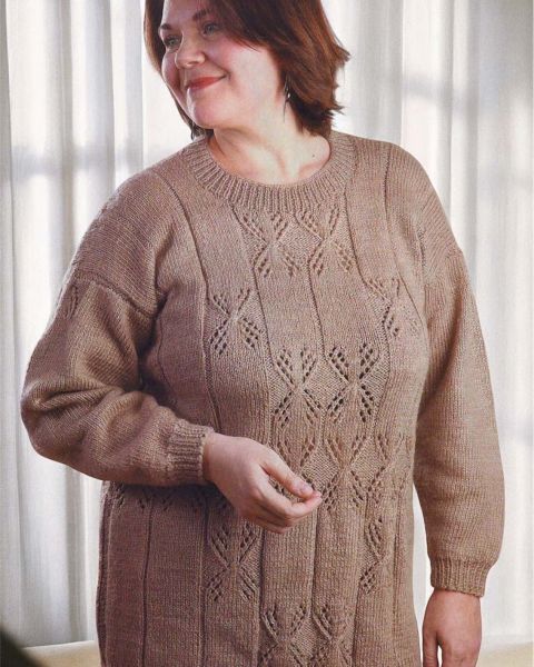 Pullover mit Ajourmuster
